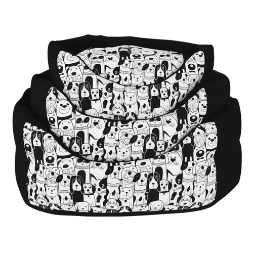 Cuscino trono ovale cani - cuscino,