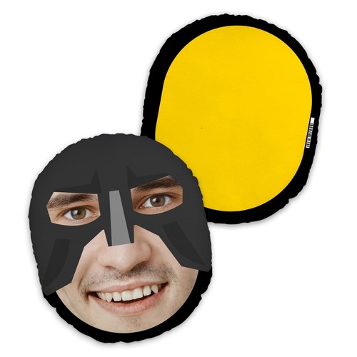 Supereroe nero cuscino - nero,